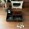 Black Paisley Organiser Tray