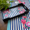 Stripes & Petal Small Tray