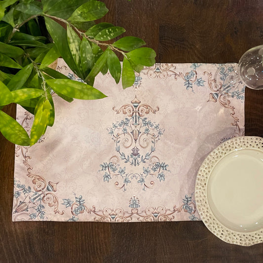 Pale Florids Fabric Table mats (2 sets-4 pcs in stock)