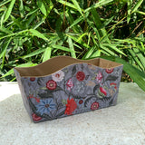 Ikat Chintz Hamper Basket