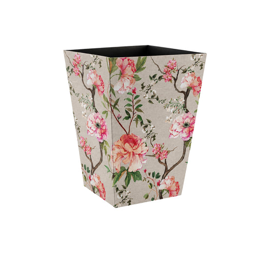 Peonys in Bloom Dustbin Small