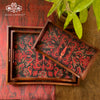 Jamawar Paisley Tray Set