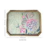 Pastel Asters Wooden Tray Set