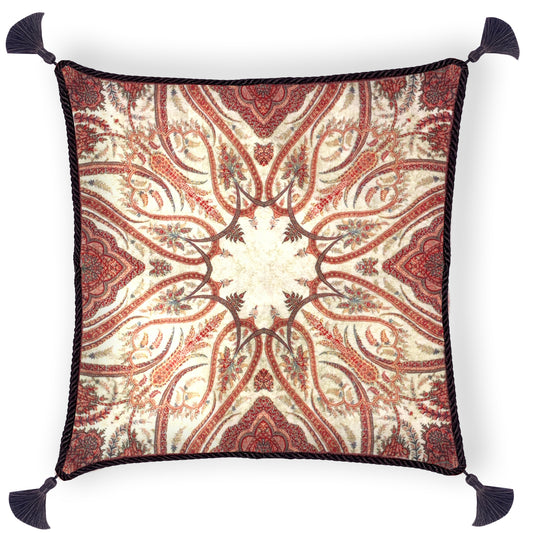 Paisley Jaal Cushion Cover