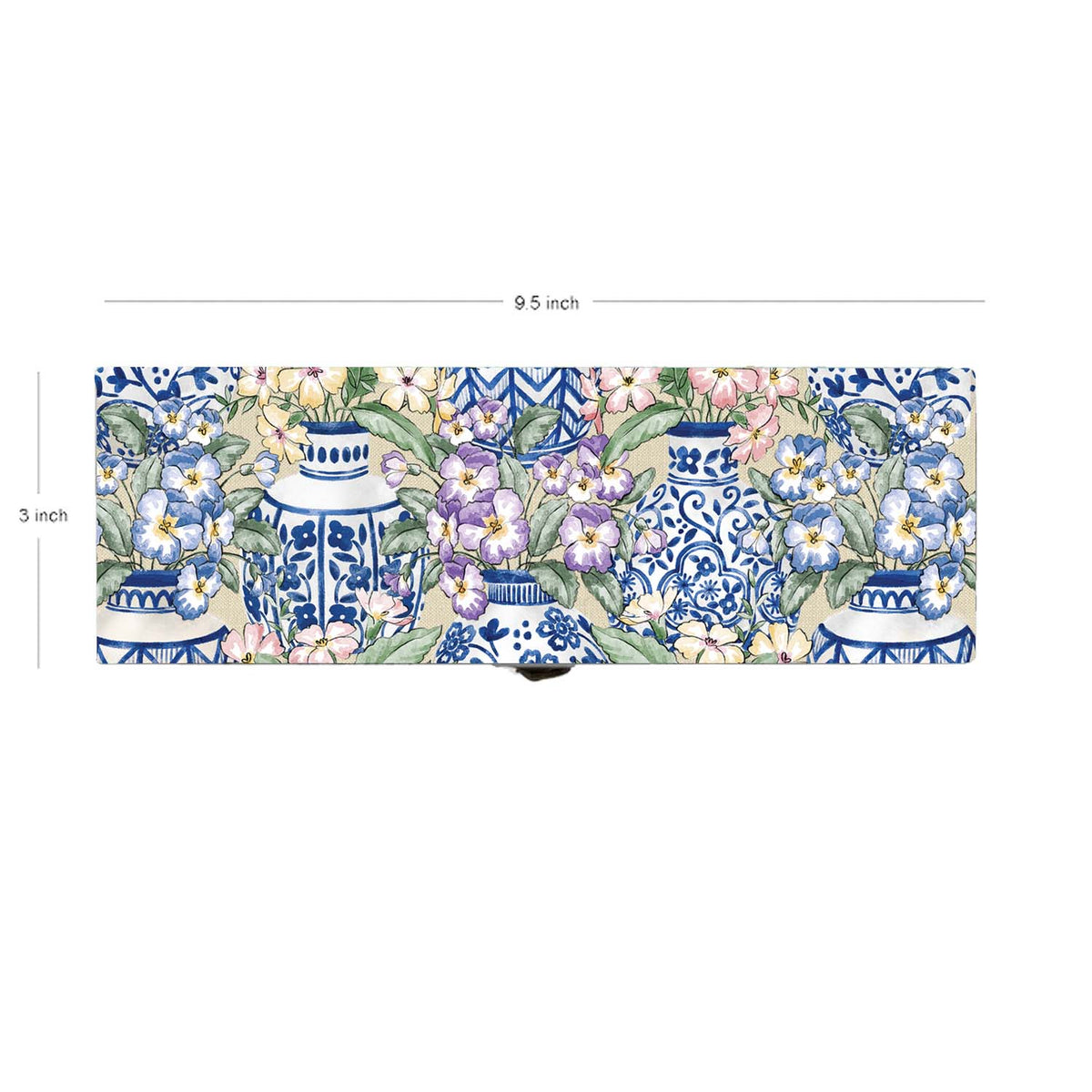Blue Pottery Tea Box