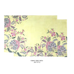 Aster Chintz Cotton Fabric Table mats (set of 2)