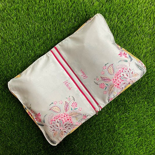 Aster Blooms Lingerie Bag
