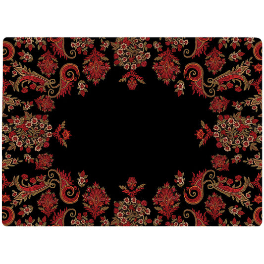 Pashmina Black Tablemat