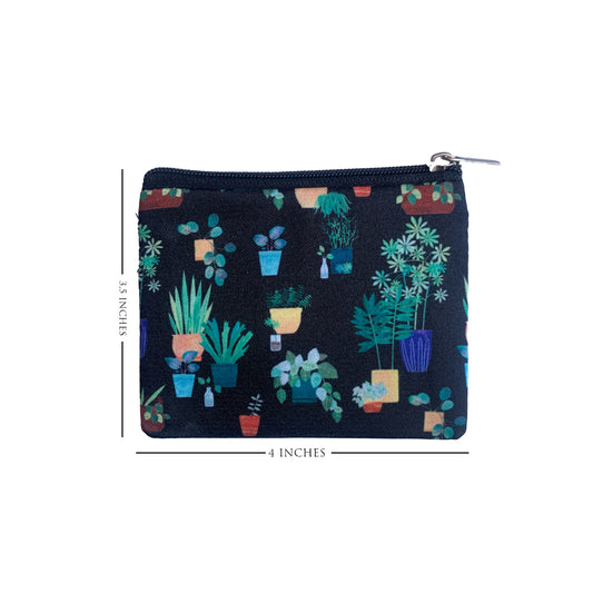 Midnight Foliage Coin Pouch (set of 2)