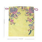 Aster Blooms Drawstring Pouches