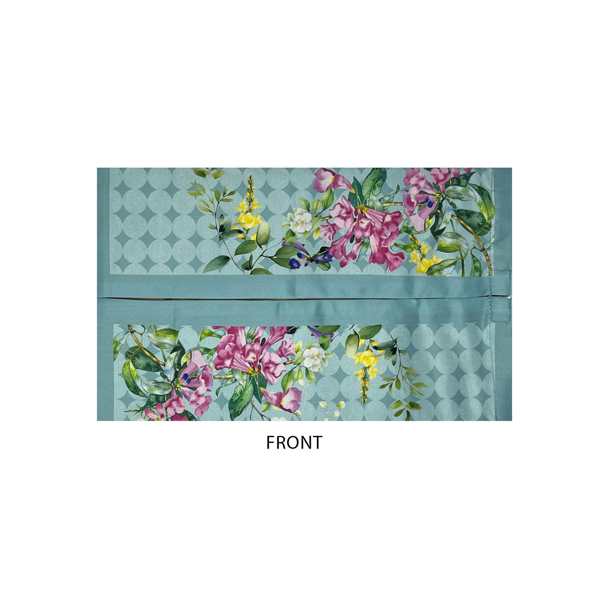 Retro Bloom Fabric Tissue Box Cover
