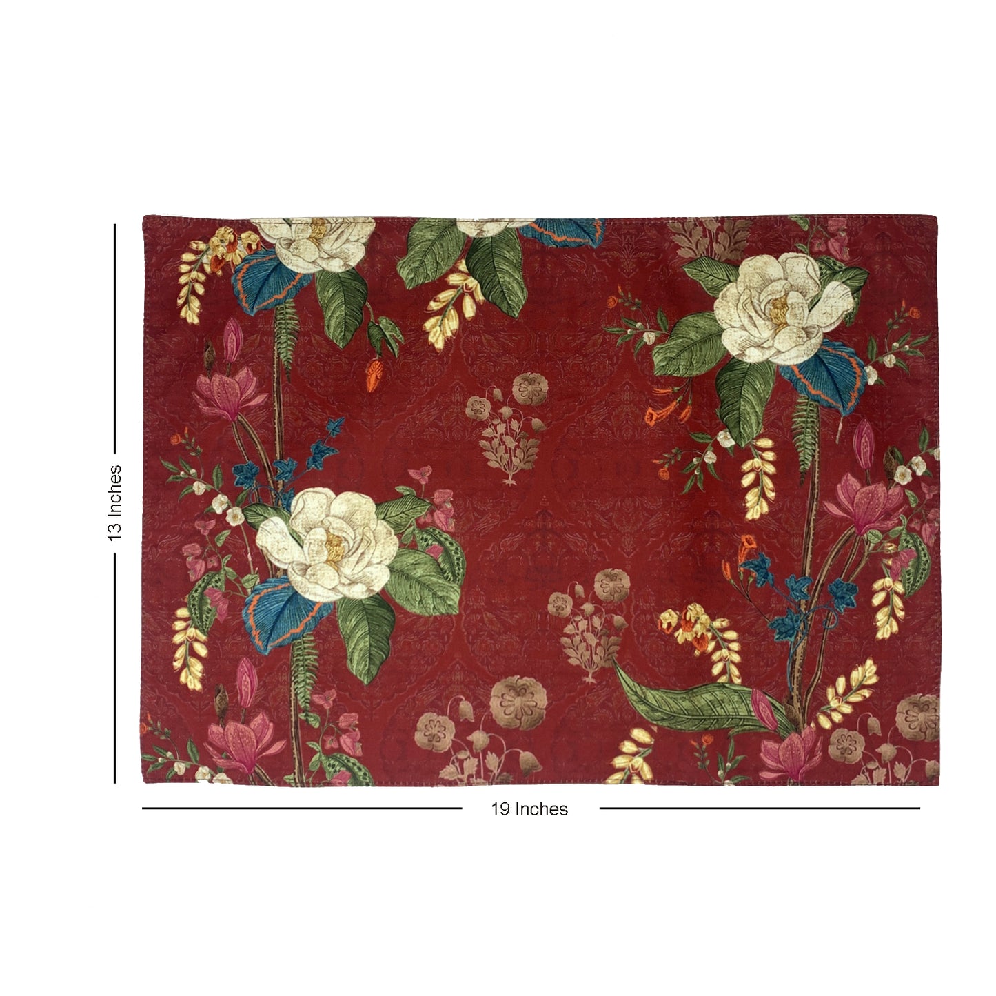 Indian Mogra Fabric Table mats (set of 2)