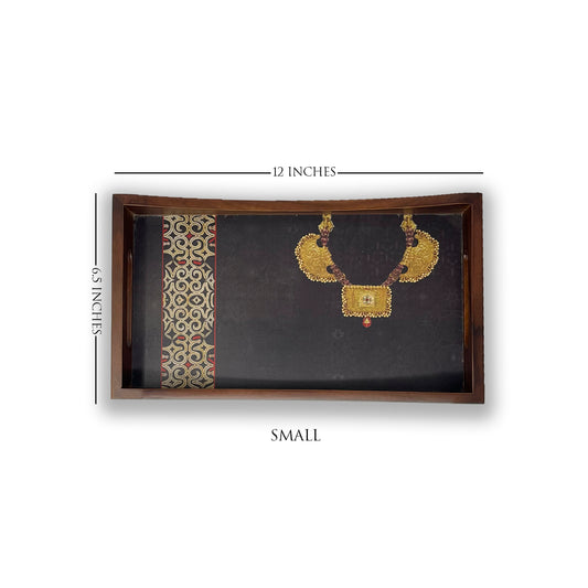 Royal Robe Wooden Tray Set