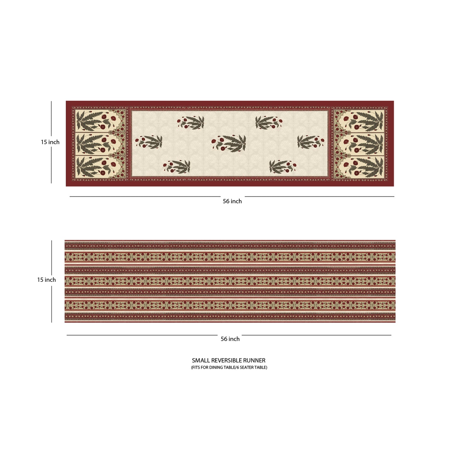 Jaipur Boota Reversible Table Runner