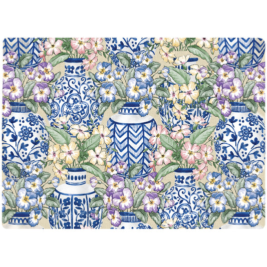 Blue Pottery Tablemat