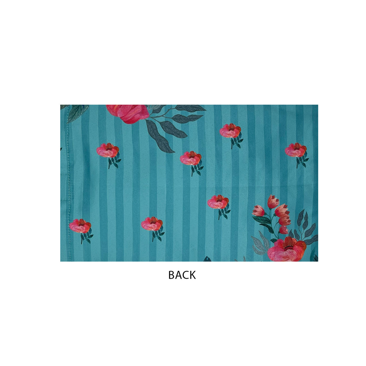 Stripes & Petal Fabric Tissue Box Cover
