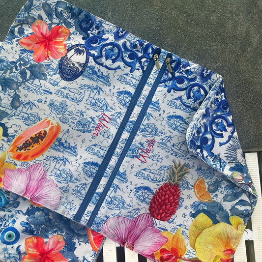 Radiant Garden On Ink Lingerie Bag