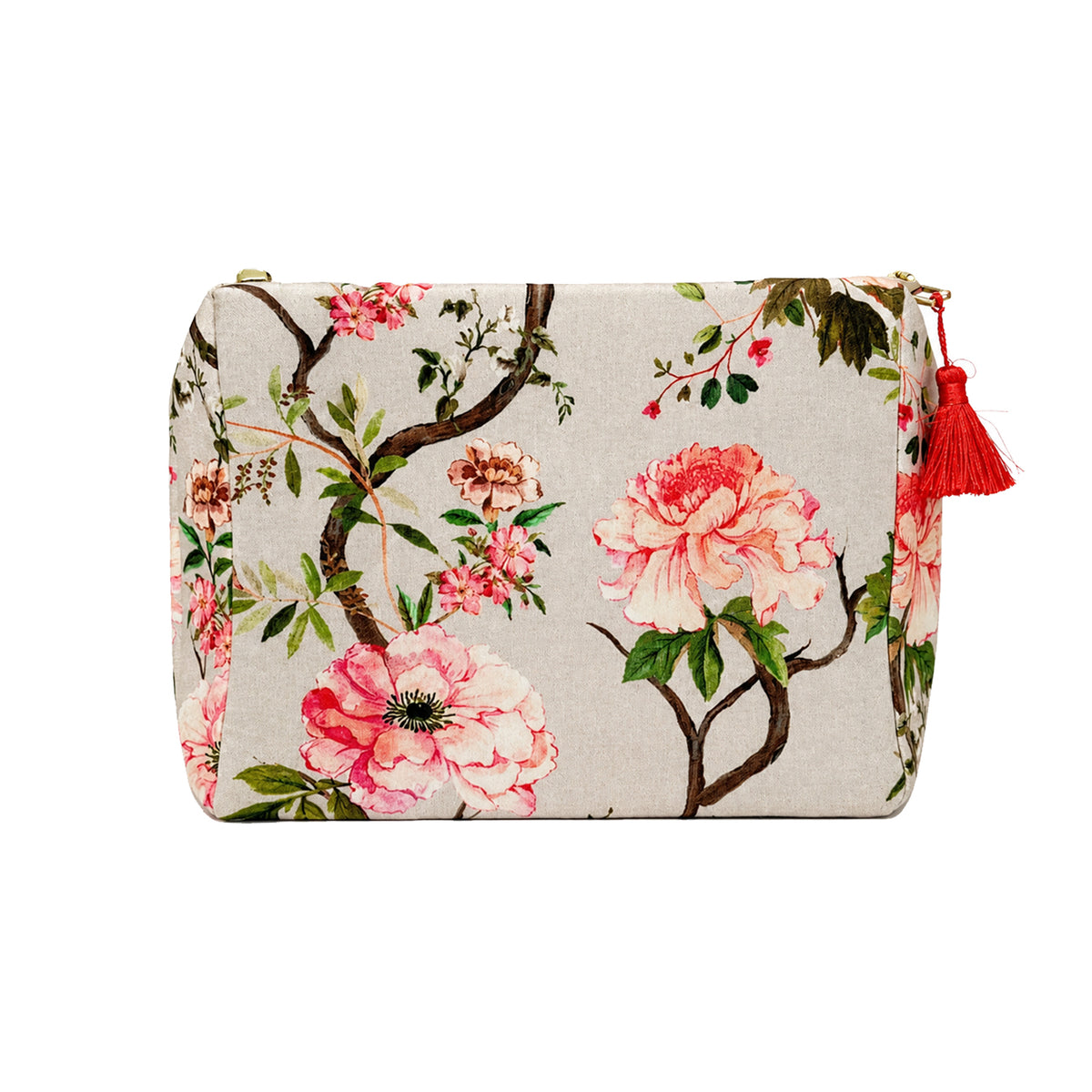 Blush Botanica Square Pouch - Large