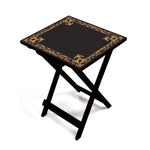 Black Grunge Folding Table