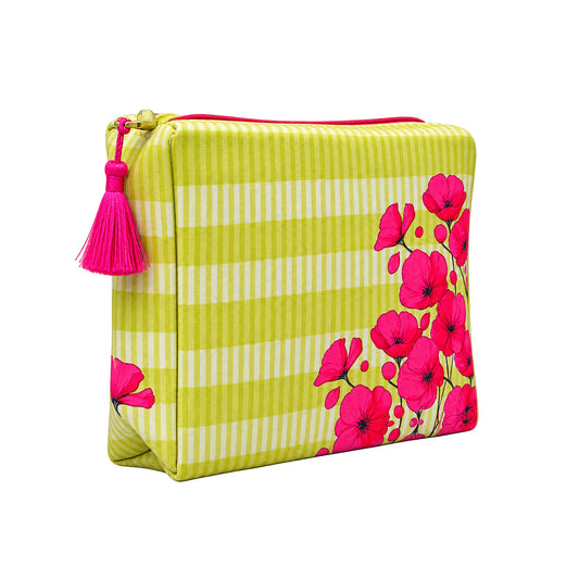Poppy Rush Square Pouch - Large