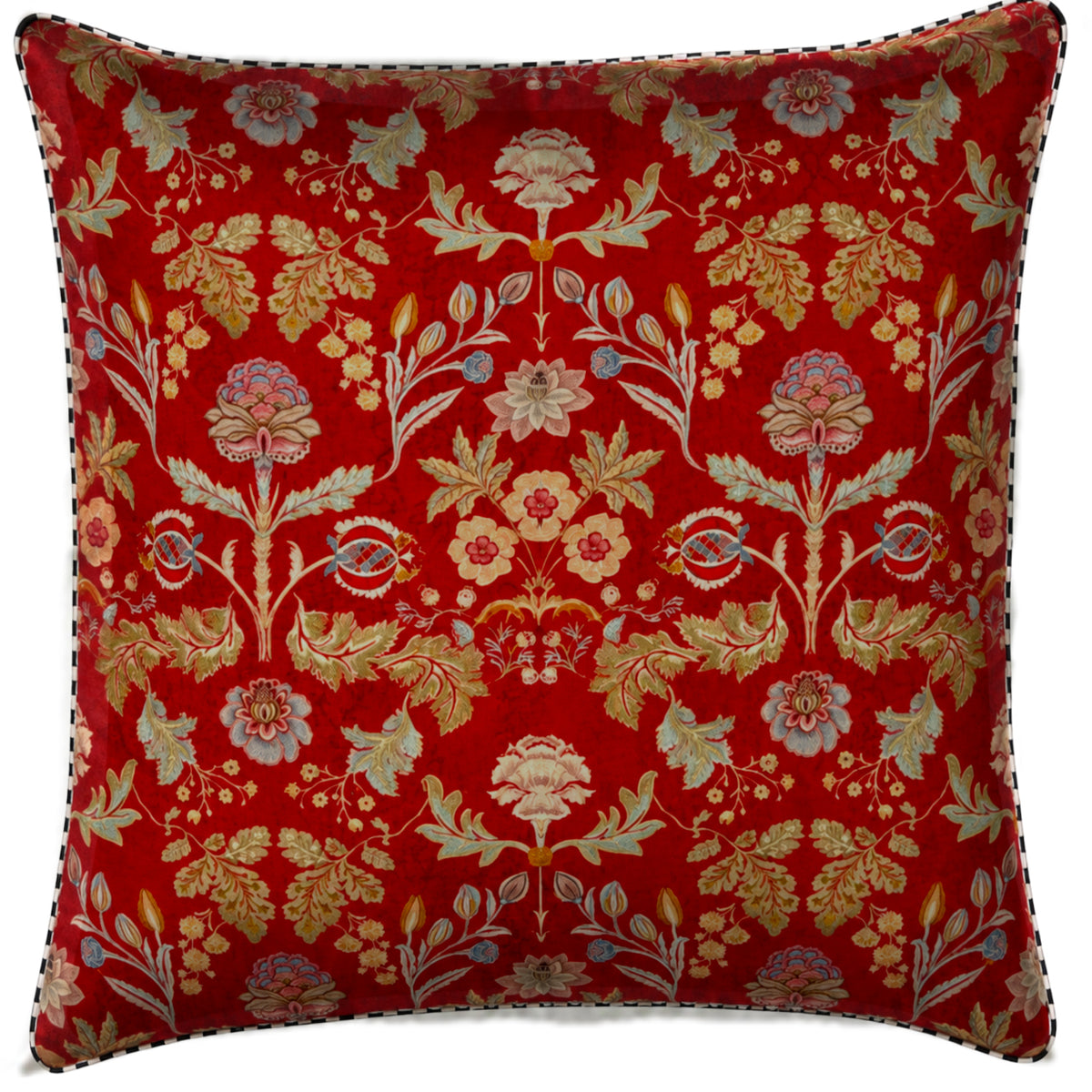 Pom Royal Red Cushions Cover