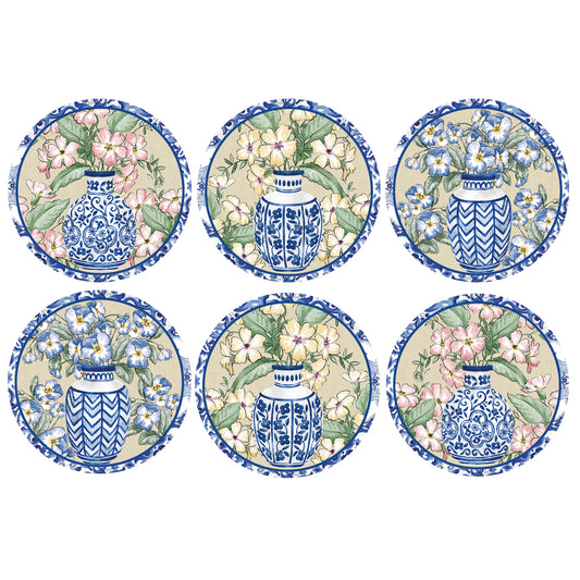 Blue Pottery Coasters