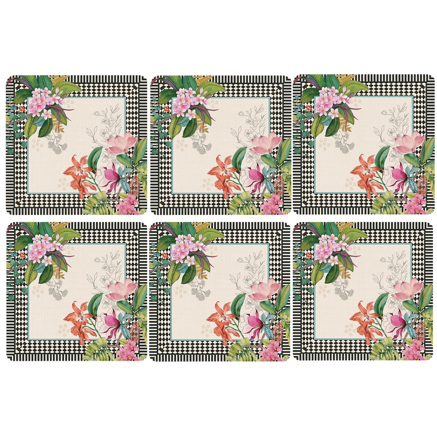 Chintz Stripes Coasters