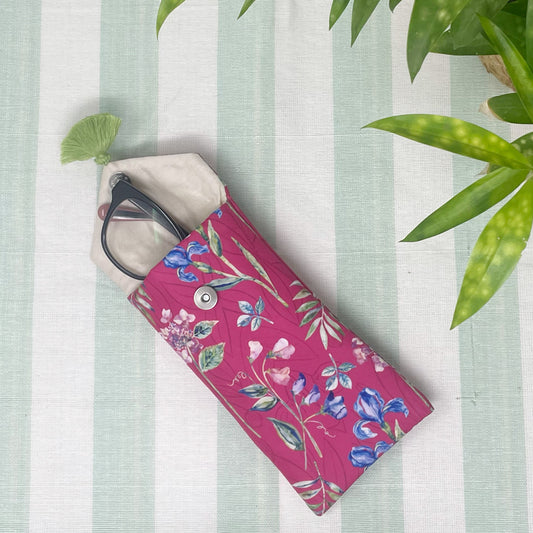 Fuchsia Blossom Eyewear Case