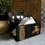 Royal Robe Cutlery Stand with Tissue Paper Holder