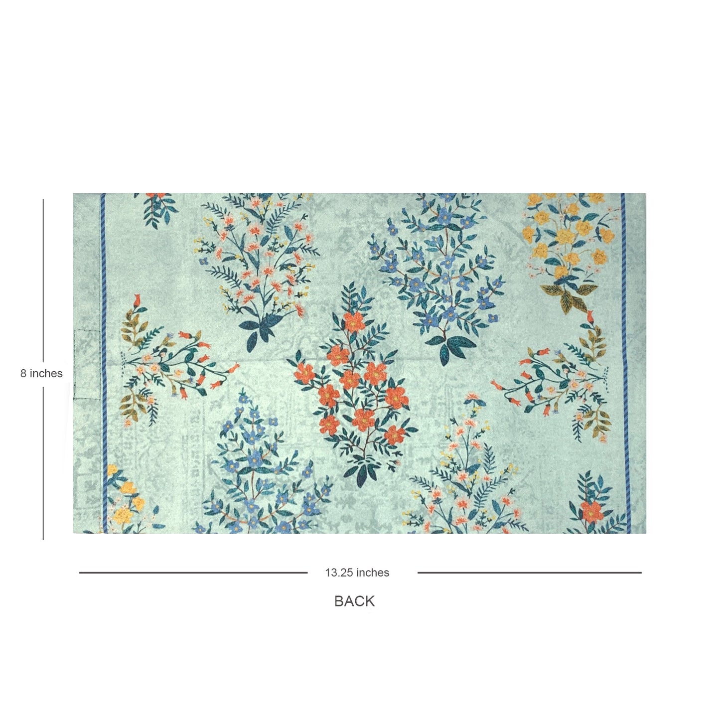 Floral Bushes Fabric Tissue Box Cover