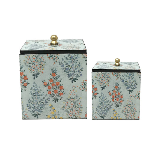 Floral Bushes Vanity Box