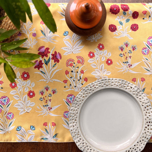 Chintz Garden Reversible Table Runner
