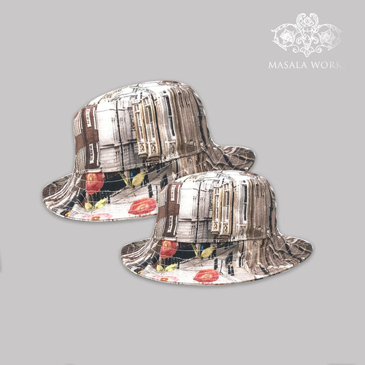 Urban Bloom Scape Bucket Hat