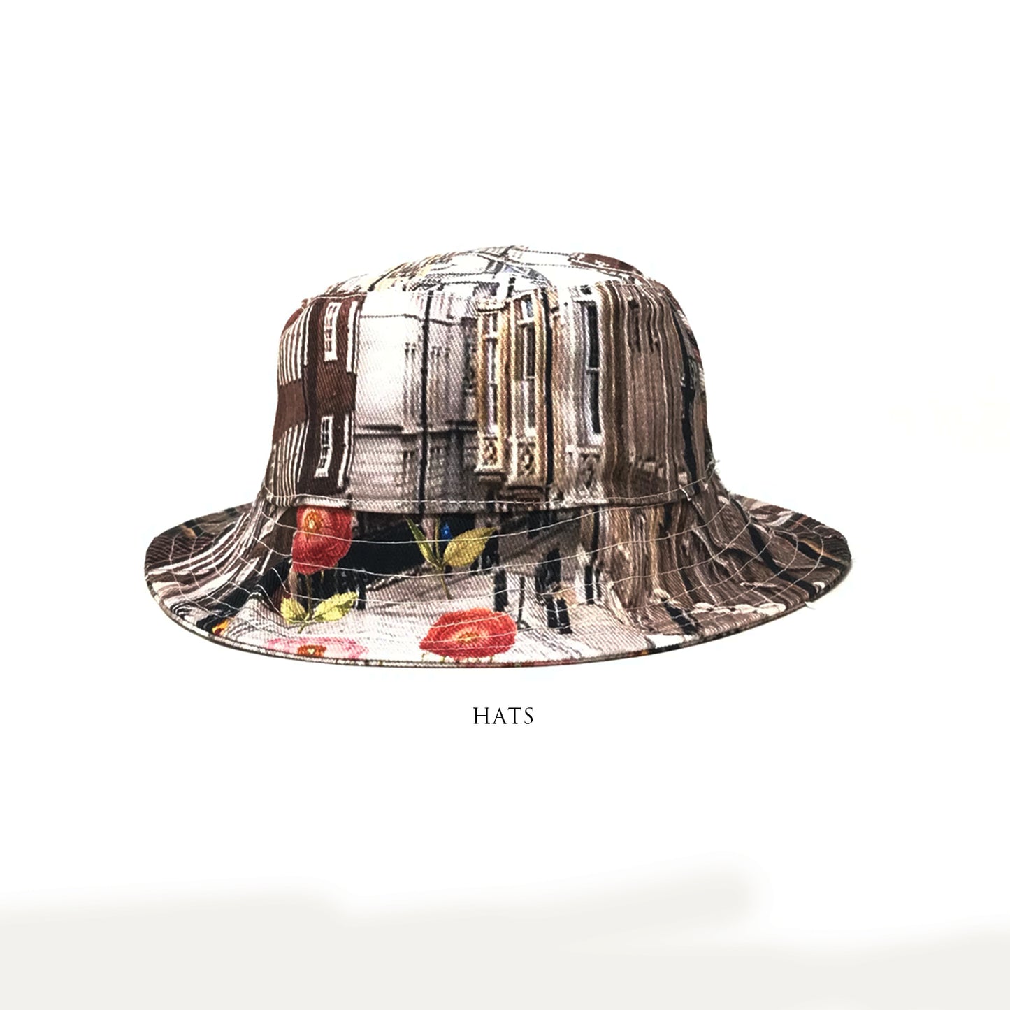 Urban Bloom Scape Bucket Hat