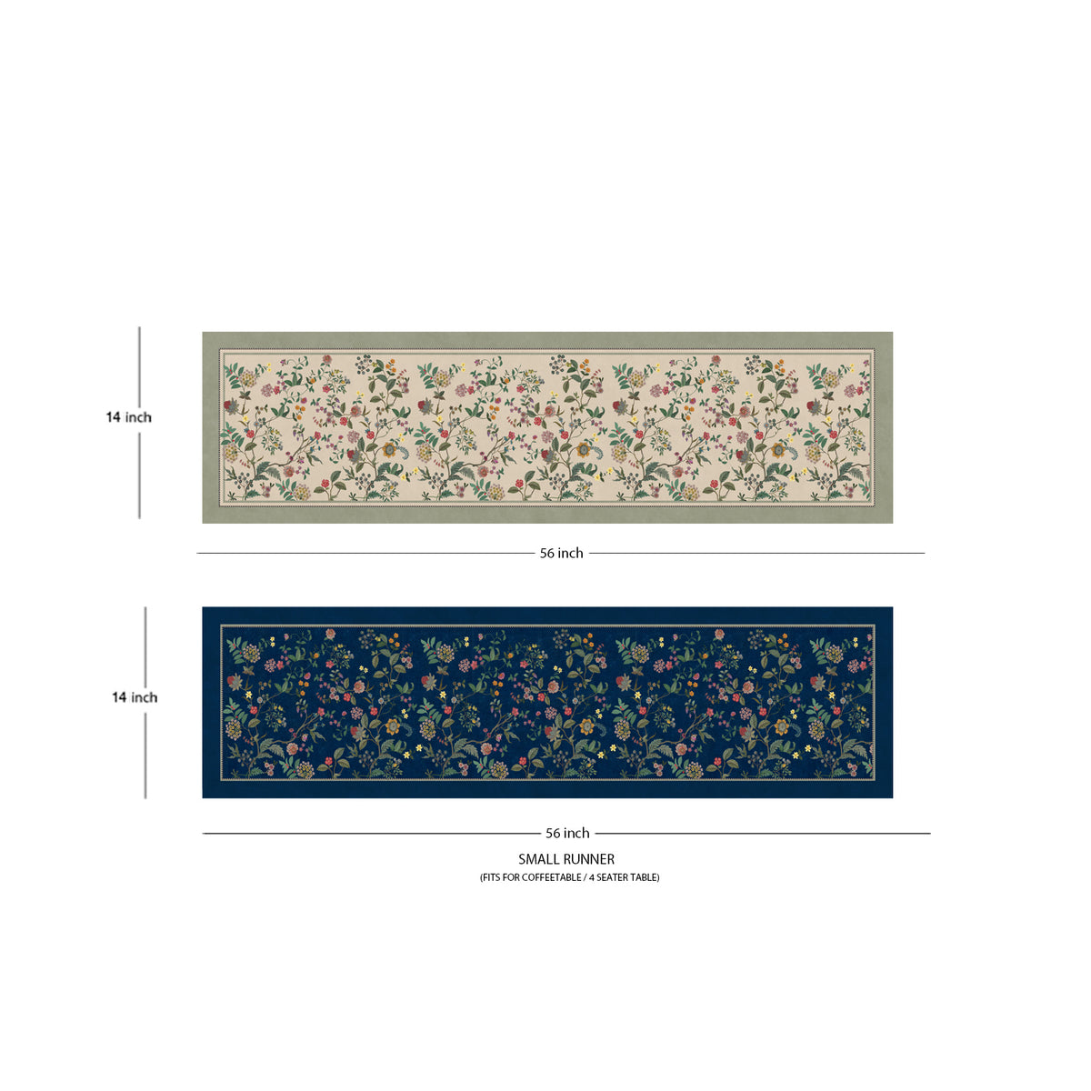 Twilight Bloom Reversible Table Runner