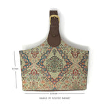 Classic Persian Kilim Magazine/Gift Basket