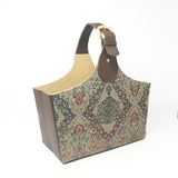 Classic Persian Kilim Magazine/Gift Basket