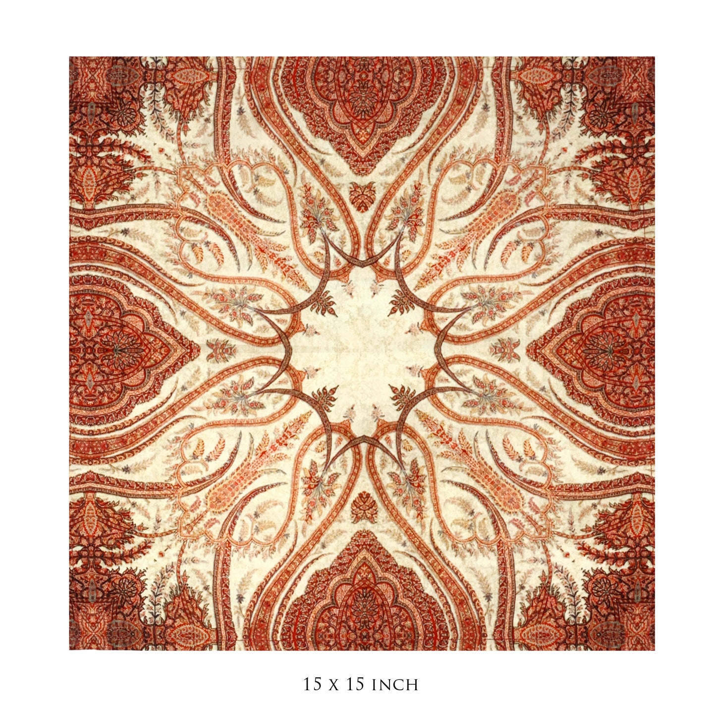 Paisley Jaal Set Of 6 Table Napkins