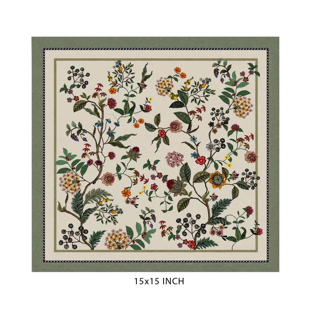 Little Chintz Flowers Set Of 6 Table Napkins
