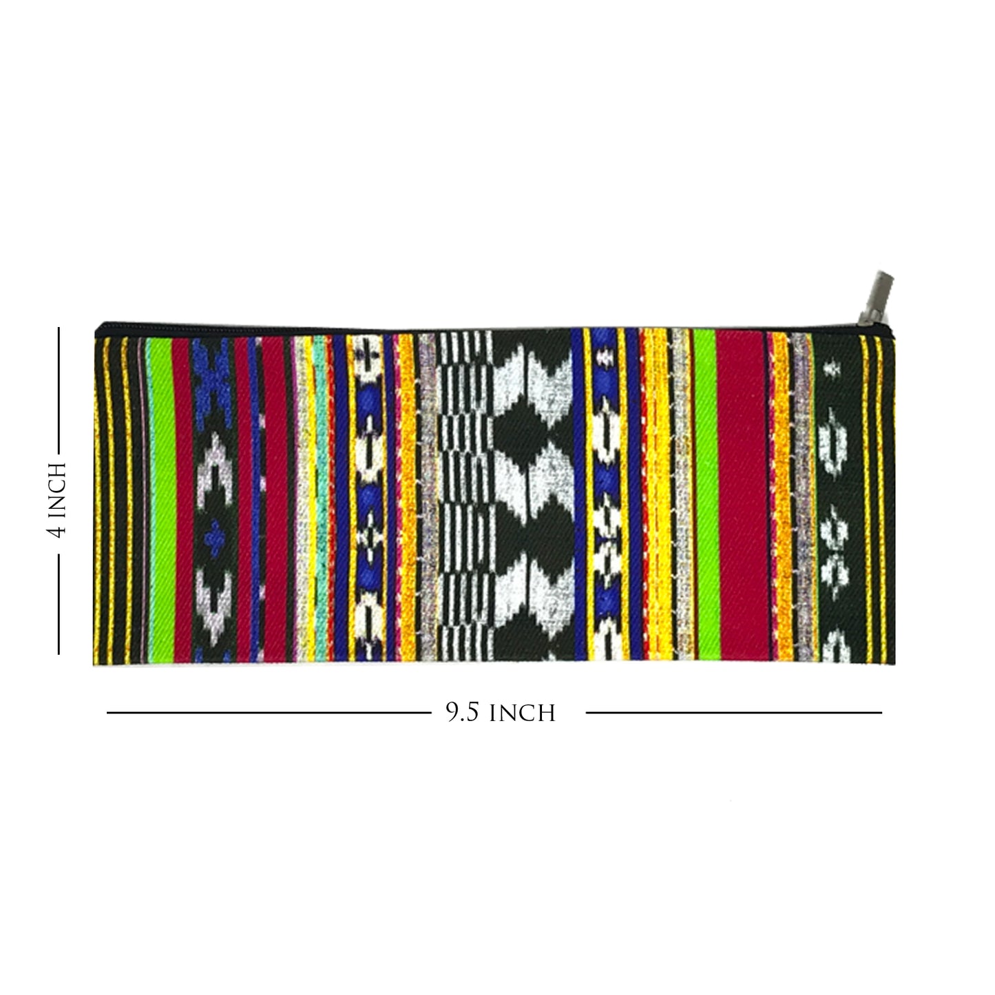 Striped Ikat Pouch
