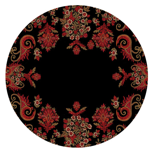 Black Pashmina Trivet