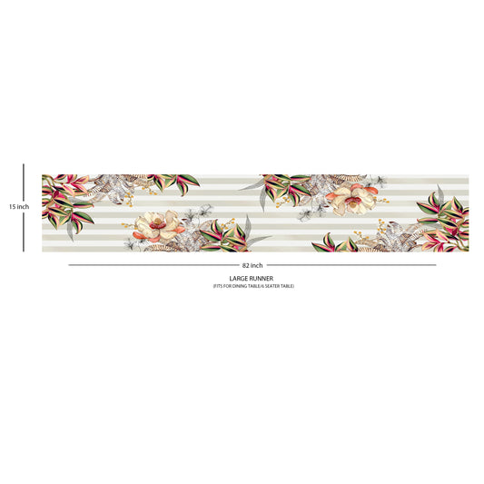 Tropical Hues Cotton Table Runner