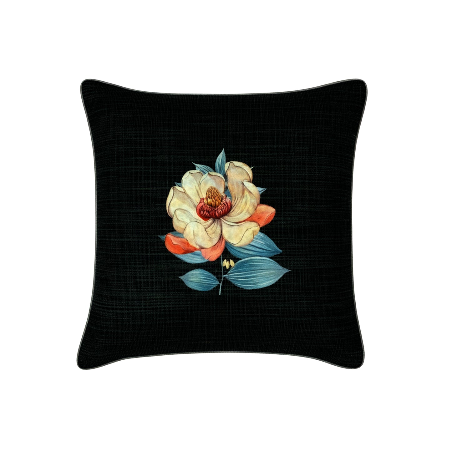 Midnight Magnolia Cushion Cover Small