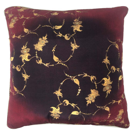Embellished Ombre Jaal Embroidered Cushion Cover 1 Last Pice