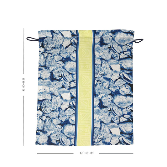 Some More Sea Shell Drawstring Pouches