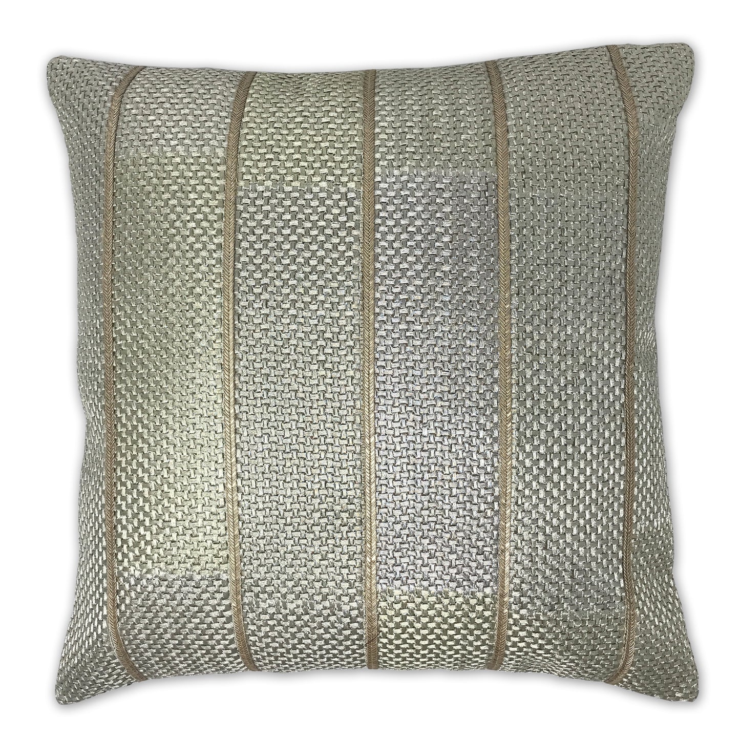 Chatai Textured Blended silver and gold Cushion