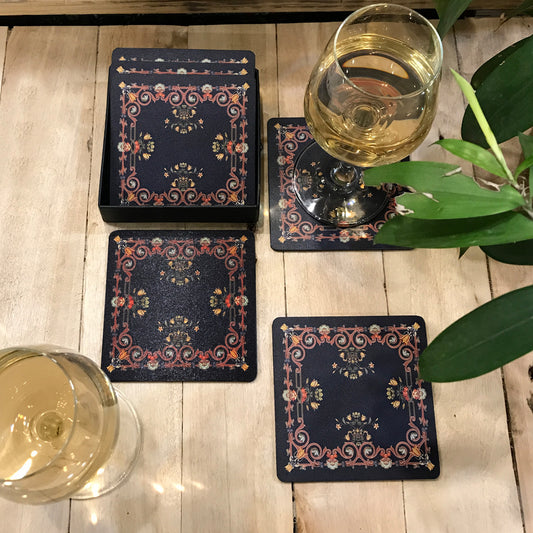 Intricate Inlay Coasters