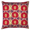 Red Ikat Cushion