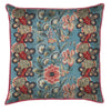 Blue Chintz Trellis Cushion Cover