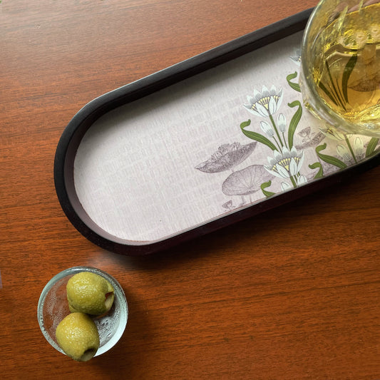 Art Nouveau Oval Small Tray